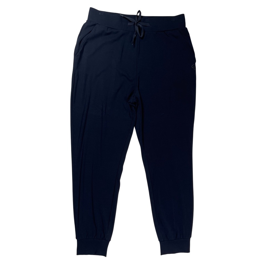 Cozy Earth Jogger Pants Women Medium Black Bamboo‎ Viscose Lounge Comfort Casual